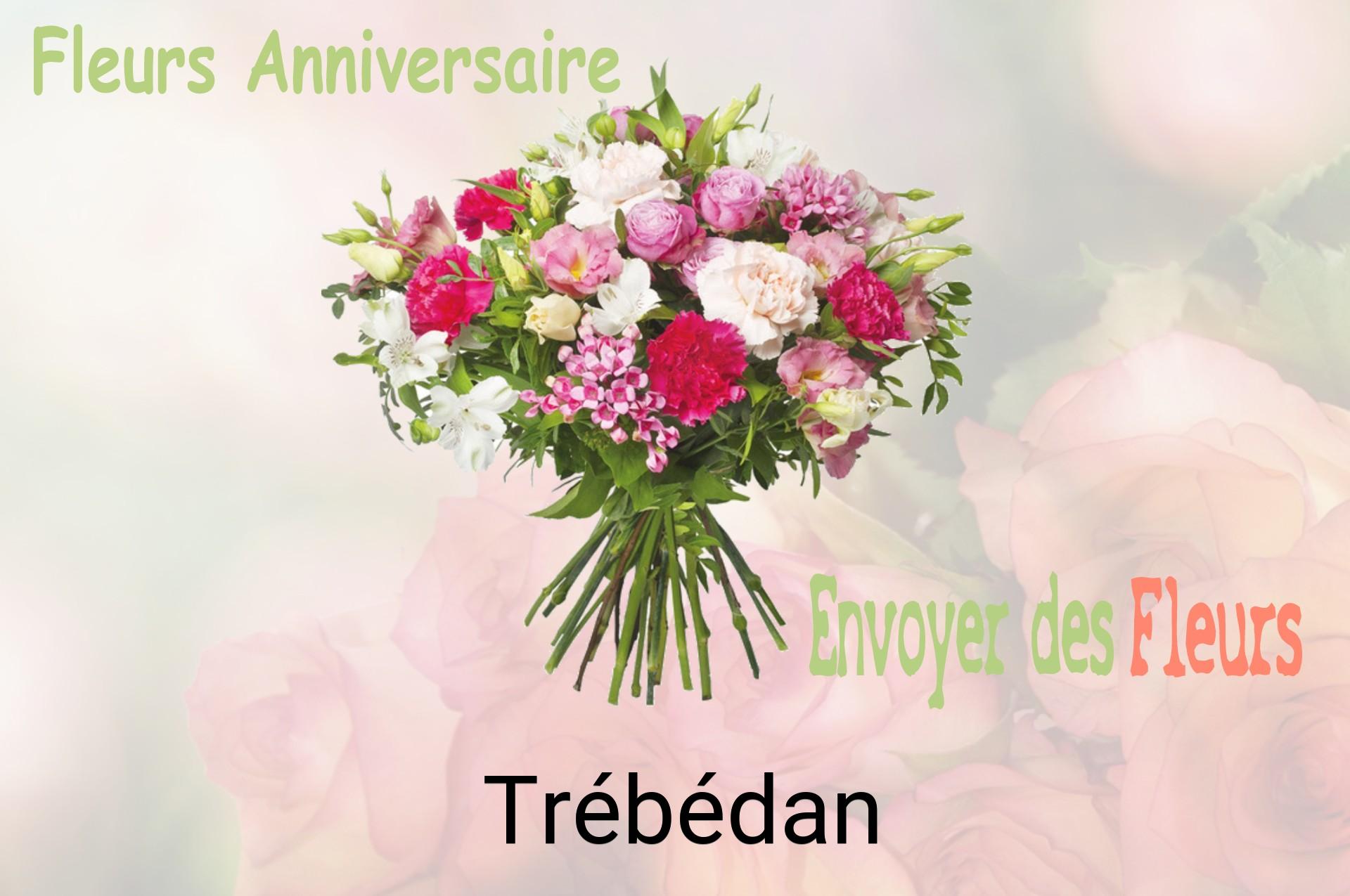 Bouquet de fleurs d’anniversaire livré à Trébédan